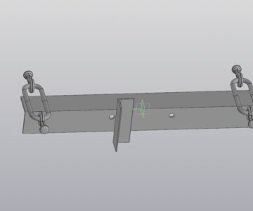 3D модель Траверса ТМ2007 12.019