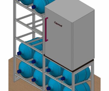 3D модель Стеллаж для воды бутилированной