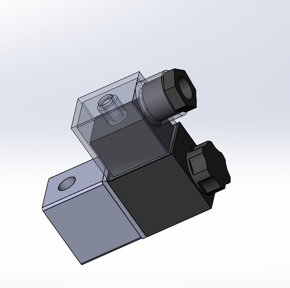 3D модель Пневмораспределитель РЭПВ-221с РЕЛЕ ВС24М 4.8W