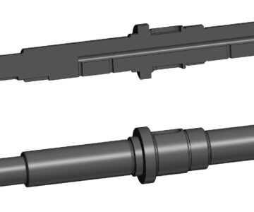 3D модель Вал станка редуцирования SG-40 пр-во Китай