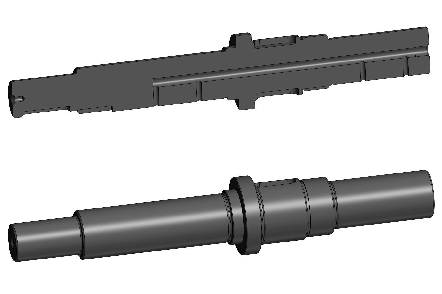 3D модель Вал станка редуцирования SG-40 пр-во Китай