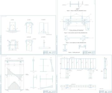 Чертеж Проектирование сварного металлического перекрытия