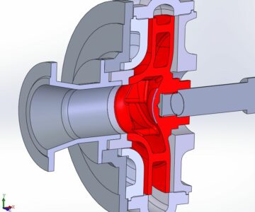 3D модель 3D Модель насоса 8С8