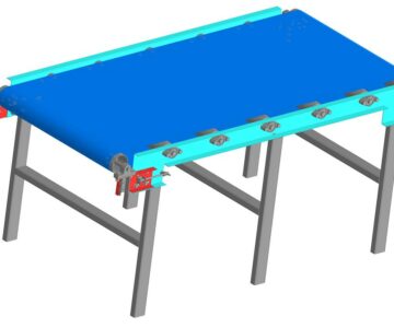 3D модель Концепция ленточного конвейера в сборе