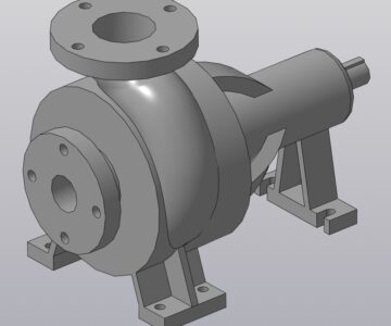 3D модель Насос центробежный К80-50-200