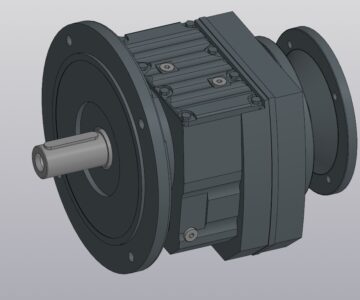 3D модель Соосно-цилиндрический редуктор RF77