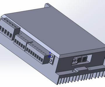 3D модель Драйвер бесколлекторного двигателя DBLS-01-S, 24-48VDC, 10A