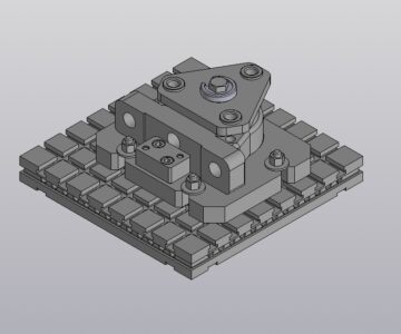 3D модель Приспособление для операции сверления отверстия под резьбу М12