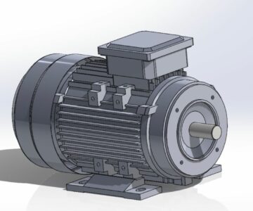 3D модель Электродвигатель MS803-2kr