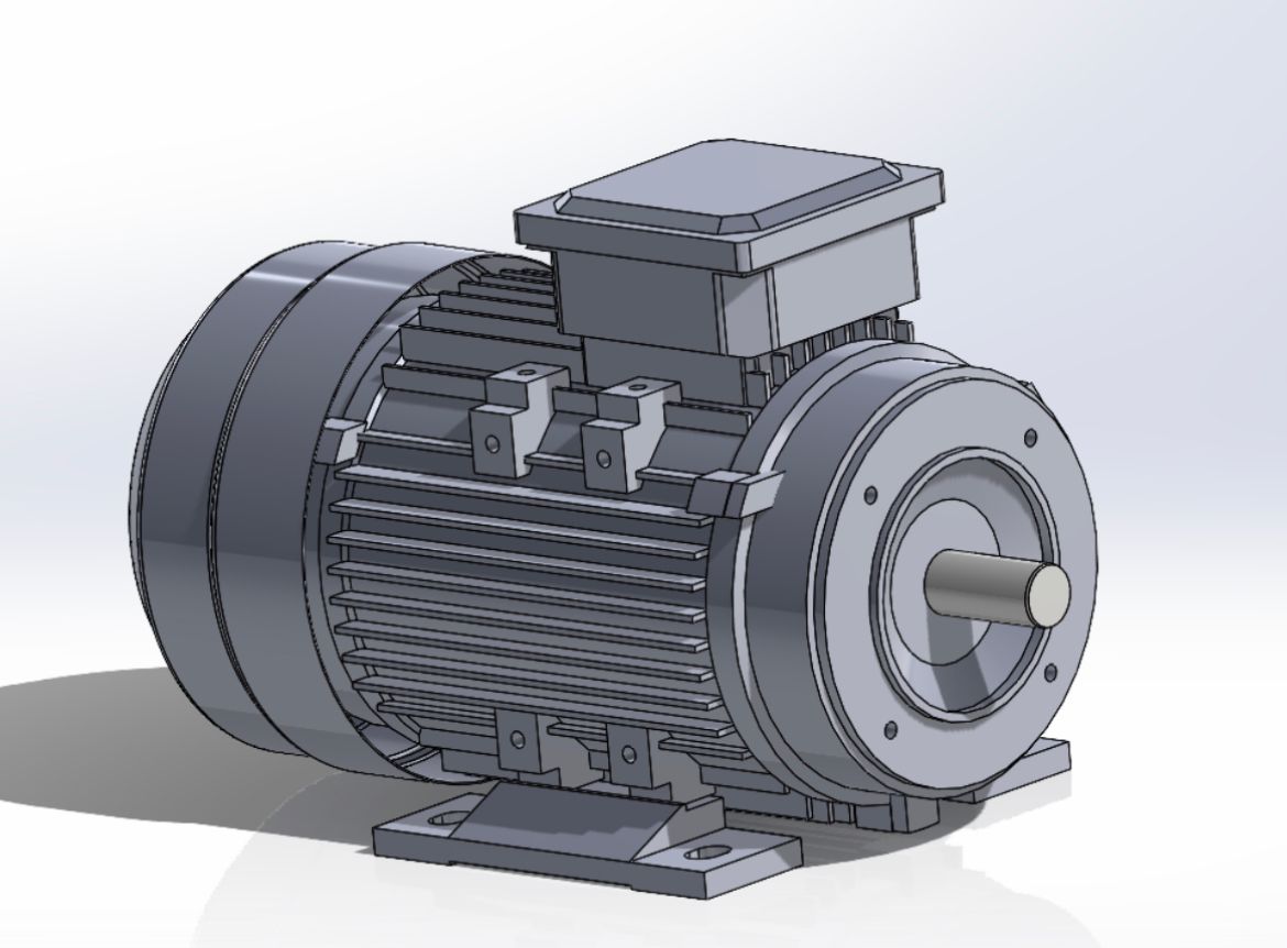 3D модель Электродвигатель MS803-2kr