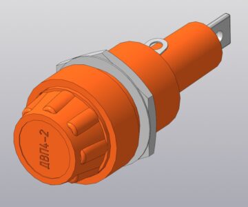 3D модель Держатель вставки плавкой ДВП4-2