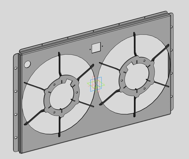 3D модель Диффузор на газель