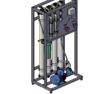 3D модель Установка обратного осмоса 400 л/ч