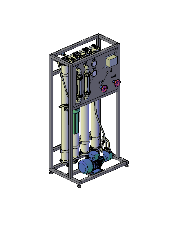 3D модель Установка обратного осмоса 400 л/ч