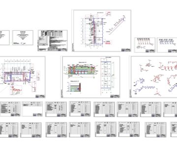 Чертеж Рабочий проект отопления, вентиляции здания СТО