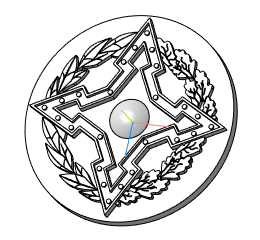 3D модель Медаль ОДКБ