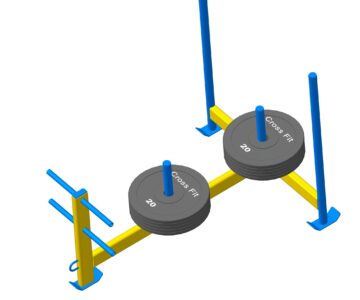 3D модель Силовые сани для кроссфита