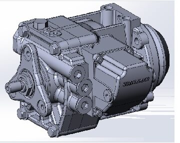 3D модель Haldex 1 в сборе - арт. 02D525010AE