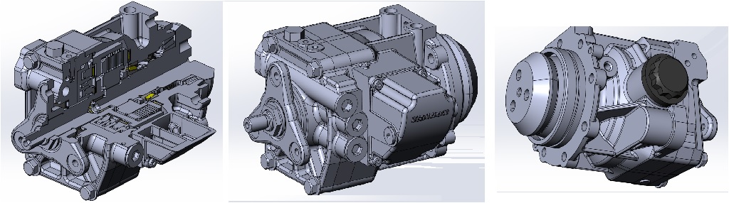 3D модель Haldex 1 в сборе - арт. 02D525010AE