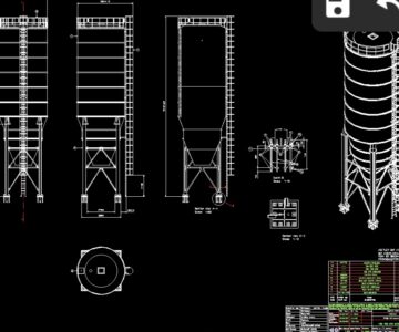 Чертеж Силос 250м3