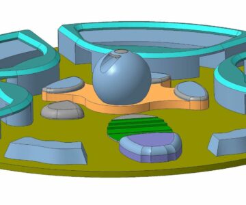 3D модель Макет здании EXPO 2017