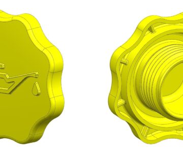 3D модель Маслозаливная крышка КАМАЗ