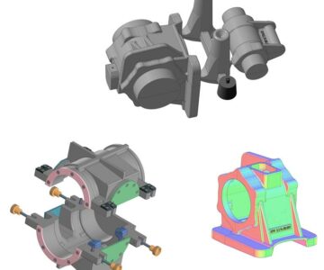 3D модель Модельная оснастка на отливку Корпуса редуктора косилки КРН 2.1