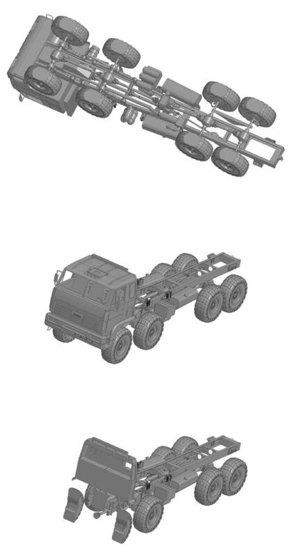 3D модель 3D-модель КАМАЗ-6560