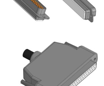 3D модель Модель разъема DB-37