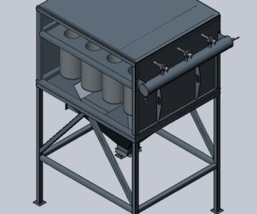 3D модель Вентиляционно-фильтровальная установка