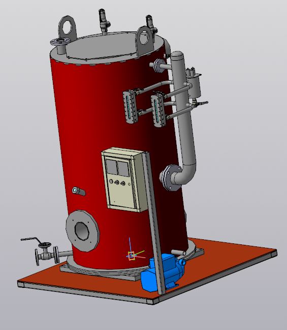 3D модель Паровой котел КПо-150