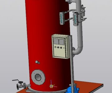 3D модель Паровой котел КПо-200