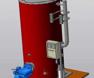 3D модель Паровой котел КПо-500