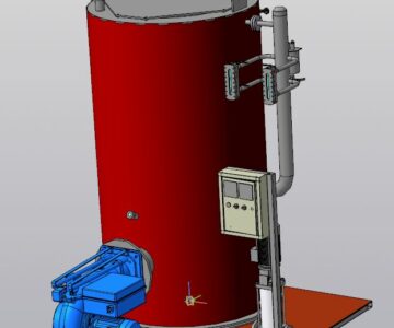 3D модель Паровой котел КПо-800