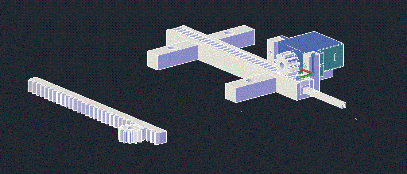 3D модель Зубчатая передача на Ардуино