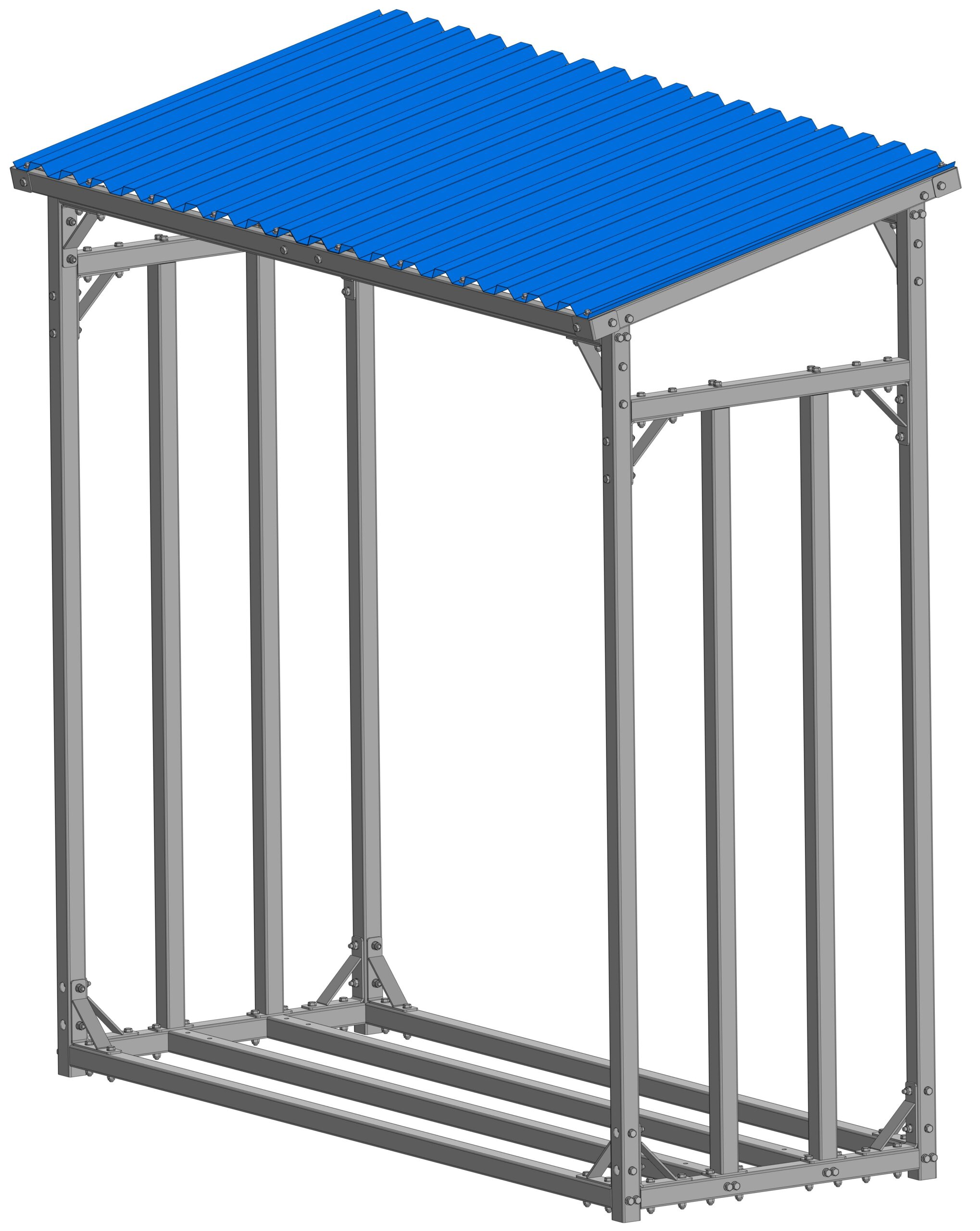 3D модель Дровник