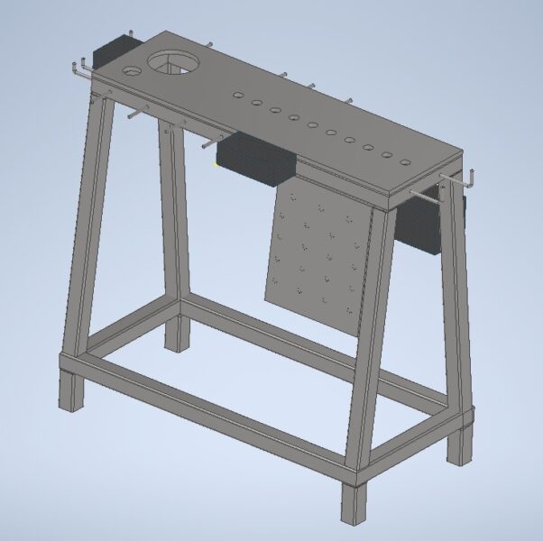 Стенд для мойки - Чертежи, 3D Модели, Проекты, Металлоконструкции