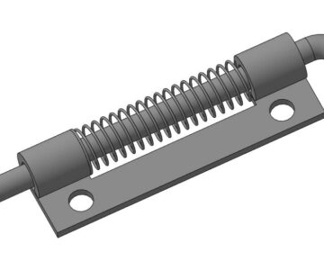 3D модель Шпингалет messan 289-4-0-V