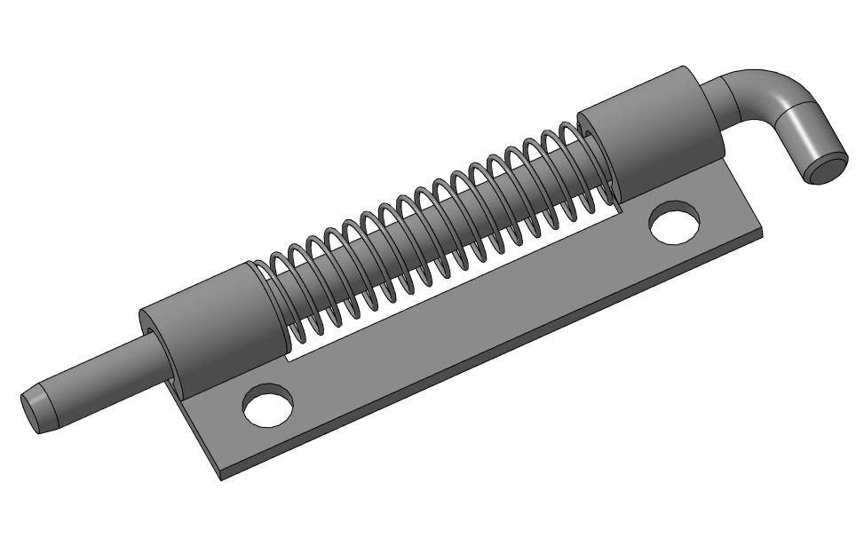 3D модель Шпингалет messan 289-4-0-V