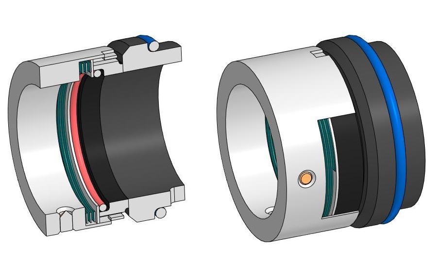 3D модель Торцевое уплотнение 50D NV-3 DIN 24960