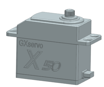 3D модель Сервопривод GXservo X50