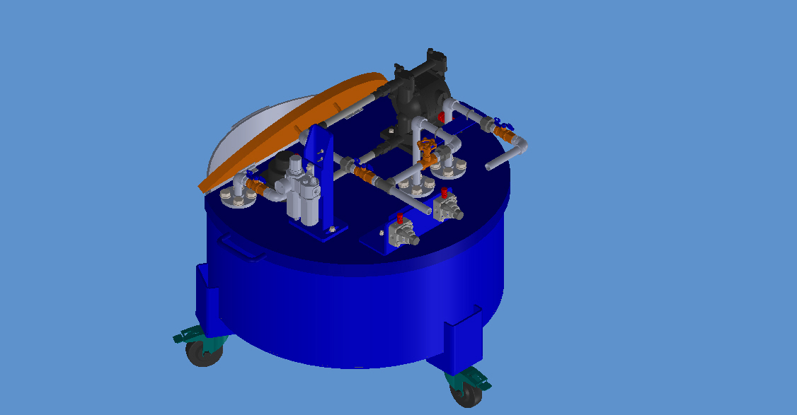 3D модель Цементный резервуар (Cement Tank)