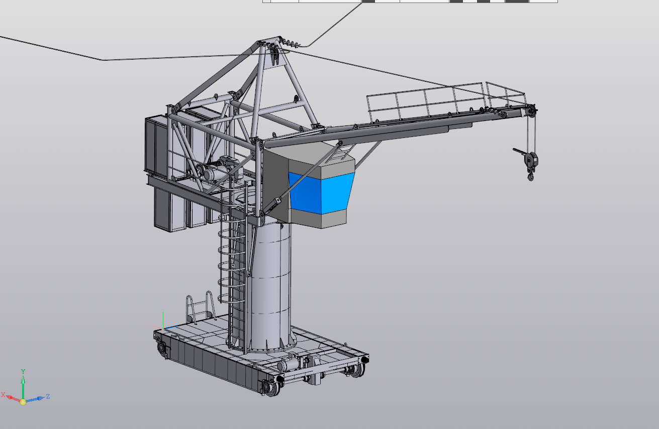 3D модель Кран стреловой КСМГ-5П