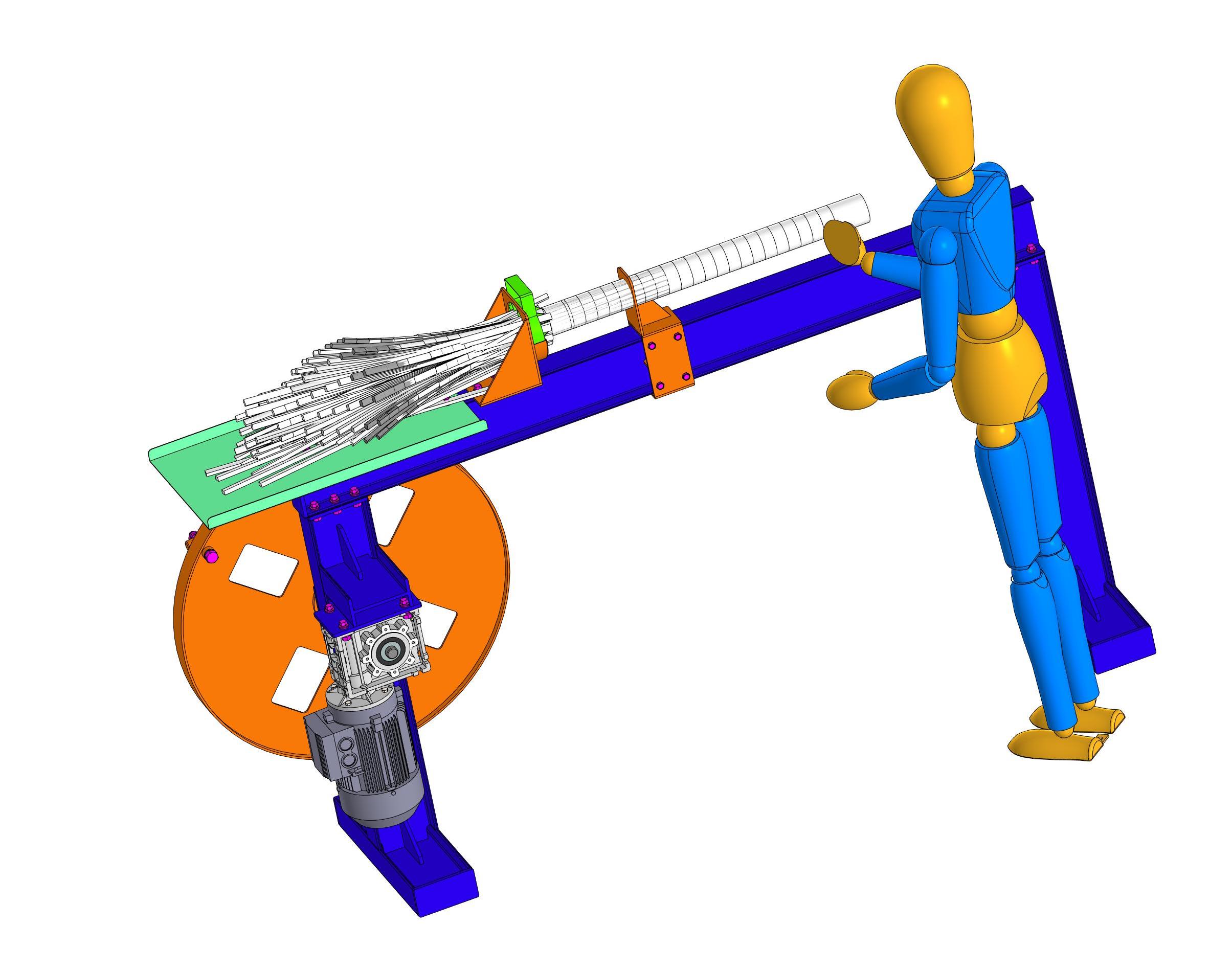 3D модель Станок для резки древесины (Wood cutting machine)