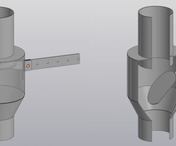 3D модель Клапан мигалка для пылепровода