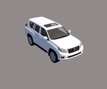 3D модель Модель Toyota Land Cruiser Prado