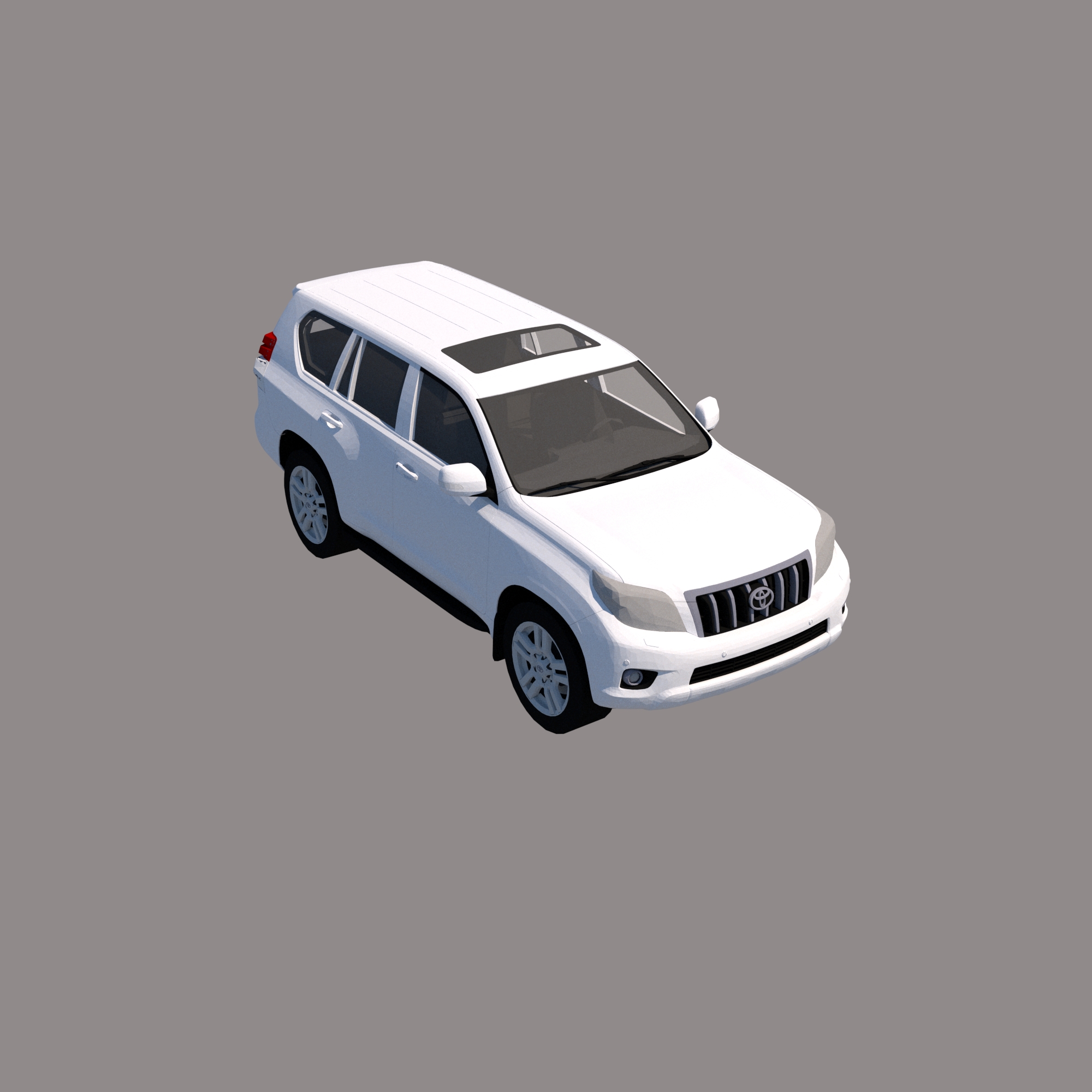 3D модель Модель Toyota Land Cruiser Prado