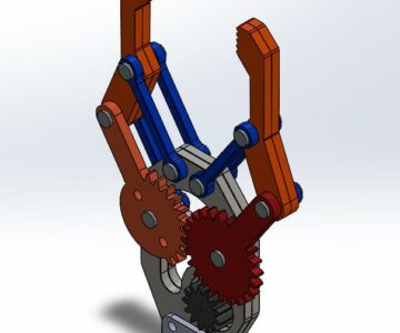 3D модель Механический захват