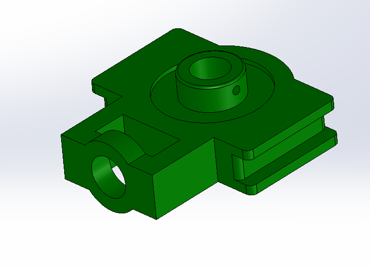 3D модель Узел подшипниковый ASAHI UCT203