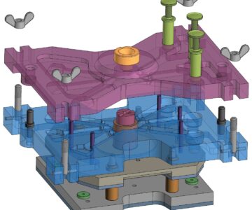 3D модель Параметрическая модель пресс-формы по выплавляемым моделям для стального точного литья.